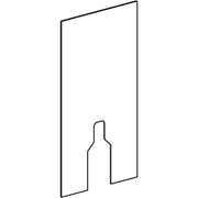 Geberit Vertriebs - Frontverkleidung zu Monolith Sanitär- modul für Stand-WC 101cm sand-grau/Glas