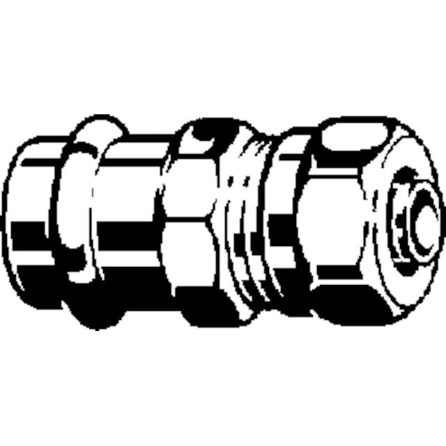 Viega - Verschraubung SANPRESS 2213 16x15mm Rotguss