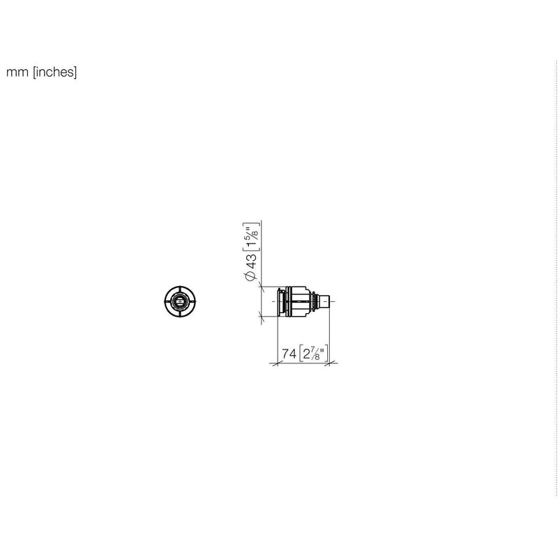 Dornbracht - Spindelverlängerung 46mm 1217897090