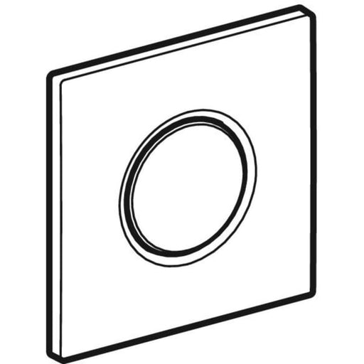 Geberit Vertriebs - HyTouch Abdeckplatte SIGMA01 für UR-Strg. pneumatisch hgl.-verchromt