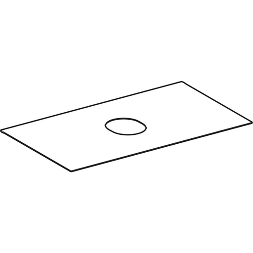 Geberit Vertriebs - VariForm Abdeckplatte für US f. AS-WT mit einer Schublade B=90cm, lava