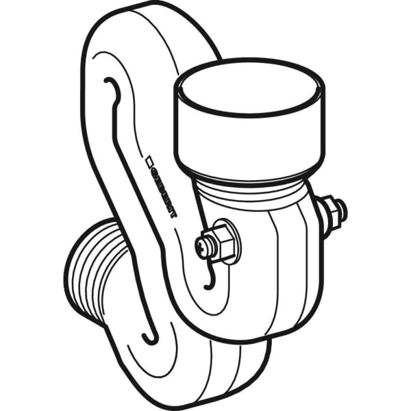 Geberit Vertriebs - Schneckengeruchsverschluss für Urinal mit Sonde