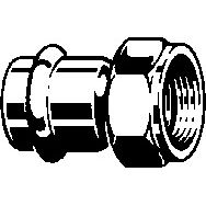 Viega - Verschraubung TEMPONOX 1763 IG 22mm x 3/4 Stahl nichtrostend