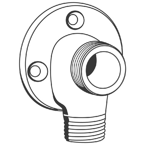 Grohe - Wandscheibe 12015 1/2x3/4 chrom