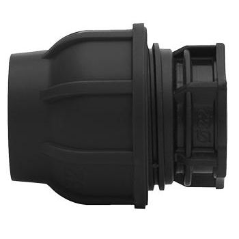 Gebo - Armaturen - Plast Endkappe 40 mit Klemmverschraubung