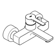 Grohe - EH-Wannenbatterie LINEARE 33849 Wandmontage chrom