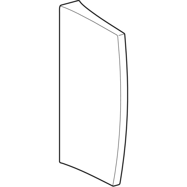 Geberit Vertriebs - Urinal ALIVIO-Trennwand 100x700x400mm, weiß