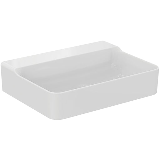 Ideal Standard - Waschtisch CONCA, o.Hl., o.Ül., 600x450x145mm, geschliffen, Weiß