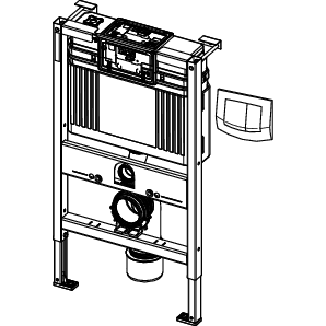 TECE SE - TECEbase WC-Set mit Uni-Spülkasten inkl. TECEambia Bet.-Platte weiß,BH820mm