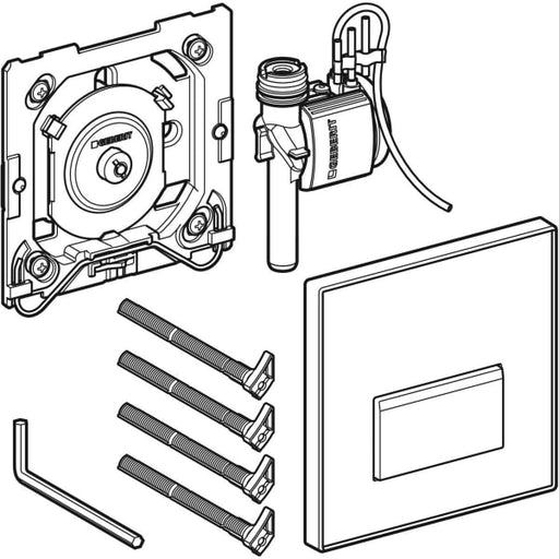 Geberit Vertriebs - HyTouch UR-Handauslösung kundenspez. Zink-Druckguss Sigma50 pneumatisch