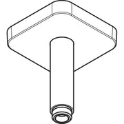Hansgrohe - Decken-Anschlussstück Axor DN15 100mm softsquare mattschwarz