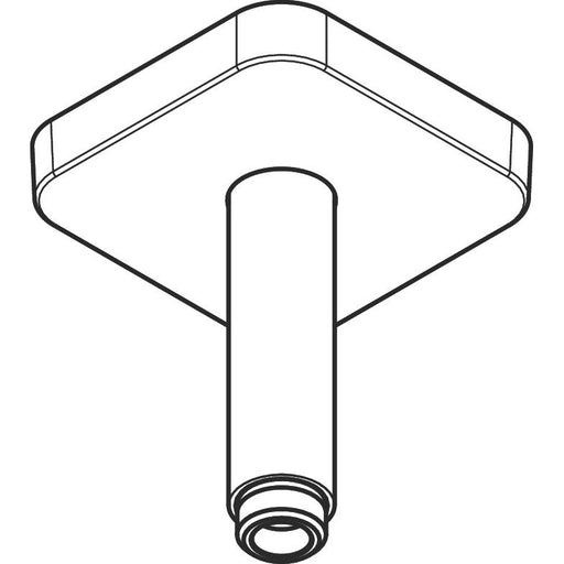 Hansgrohe - Decken-Anschlussstück Axor DN15 100mm softsquare mattschwarz