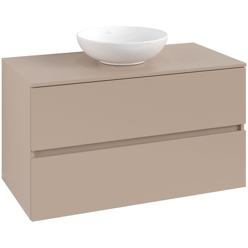 VILLEROY & BOCH - Konsolen-Unterschrank 1000mm f AWT 2 Ausz 1 Aussch oLB C517H0 RR Macciato