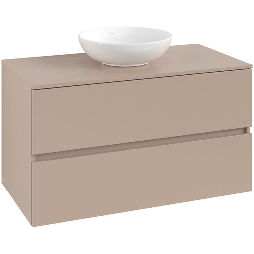 VILLEROY & BOCH - Konsolen-Unterschrank 1000mm f AWT 2 Ausz 1 Aussch oLB C517H0 RR Macciato
