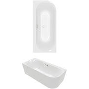 VILLEROY & BOCH - Vorwand-BW Loop&Friends OVAL 1700x750x600mm OVAL re ausf. CoD weAlpin