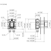 Dornbracht - UP Bausatz Thermostat 1/2 35425970-90