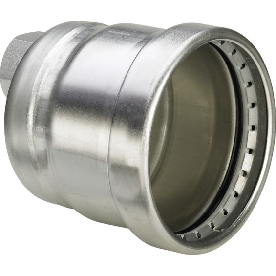 Viega - Verschlusskappe SANPRESS Inox XL 2356XL 64,0 x 3/4 IG Edelstahl