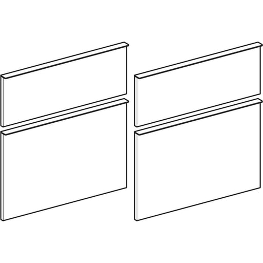 Geberit Vertriebs - Schubladenfront Alpin matt, 4 Stück zu ICON 841520
