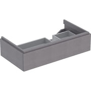 Geberit Vertriebs - Unterschrank XENO2 f. WT m. Ablg. li m .1 Schubl., 88x22x46,2cm, sculturagrau