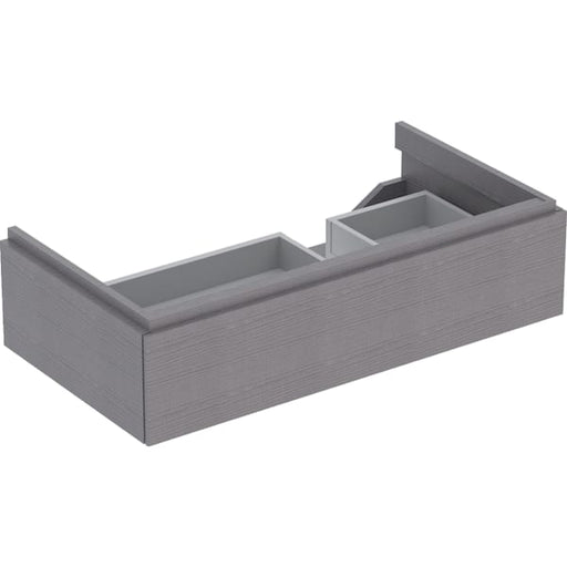 Geberit Vertriebs - Unterschrank XENO2 f. WT m. Ablg. li m .1 Schubl., 88x22x46,2cm, sculturagrau