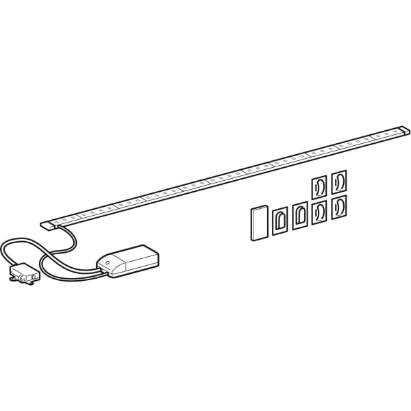 Geberit Vertriebs - Lichtset komplett, MYDAY WT-US, Modell 824130-824133