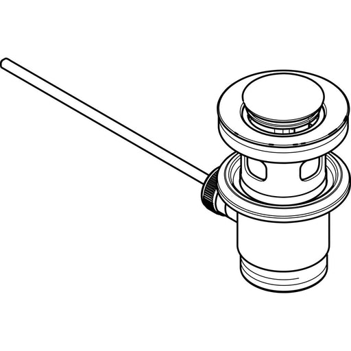 Ideal Standard - Ab- und Überlaufgarnitur f.WT IDEAL STANDARD # A961230 AA verchr