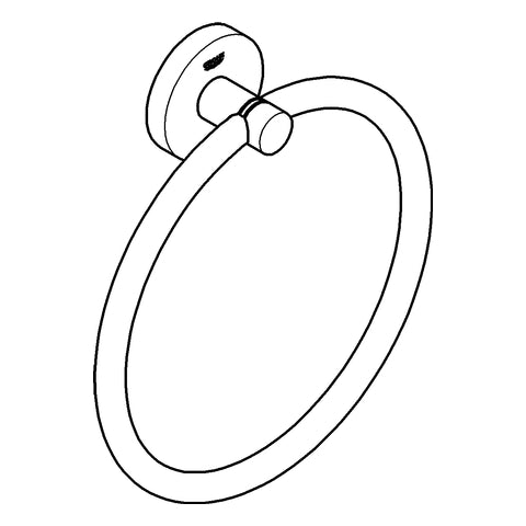 Grohe - Handtuchring ESSENTIALS 40365 warm sunset gebürstet