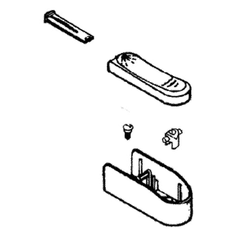 Grohe - Drucktaste 45188 für Florida Wannenbatterie chrom