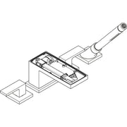 Hansgrohe - 4-Loch Wannenarmatur Axor MyEdition F-Set Wannenrandmontage o.Platte MSW