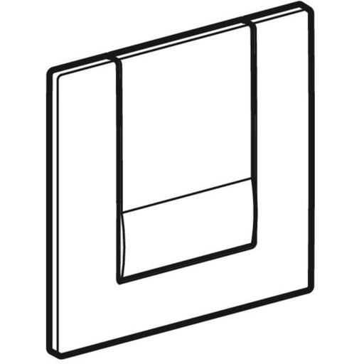 Geberit Vertriebs - BetPl. Tango zu UR-Strg. mit pneumatischer Sp-Ausl. mattverchromt