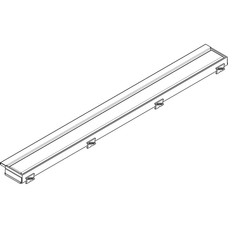 Hansgrohe - Duschrinne RAINDRAIN Match 800 mm mit höhenverstellbaren Rahmen MSW