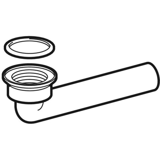 Geberit Vertriebs - Anschlussbogen 90Gr mit Innengewinde flacher Dichtungsrand