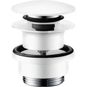 Hansgrohe - Ablaufventil push-open DN32 mattweiß mit Überlaufloch