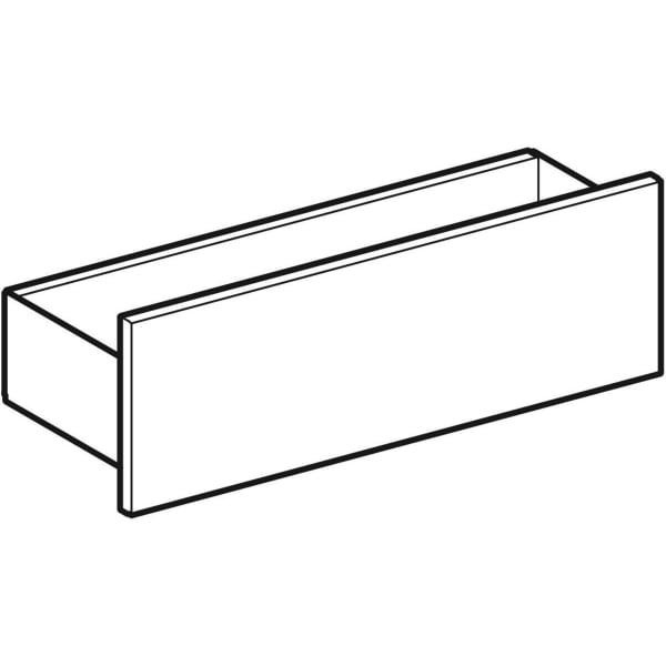 Geberit Vertriebs - Acanto Wandablage, 45x14,8x15,9cm lava