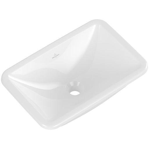 VILLEROY & BOCH - Einbauwaschbecken Loop&Friends 510x 340mm re-eckig o. ÜL. Weiß Alpin cplus