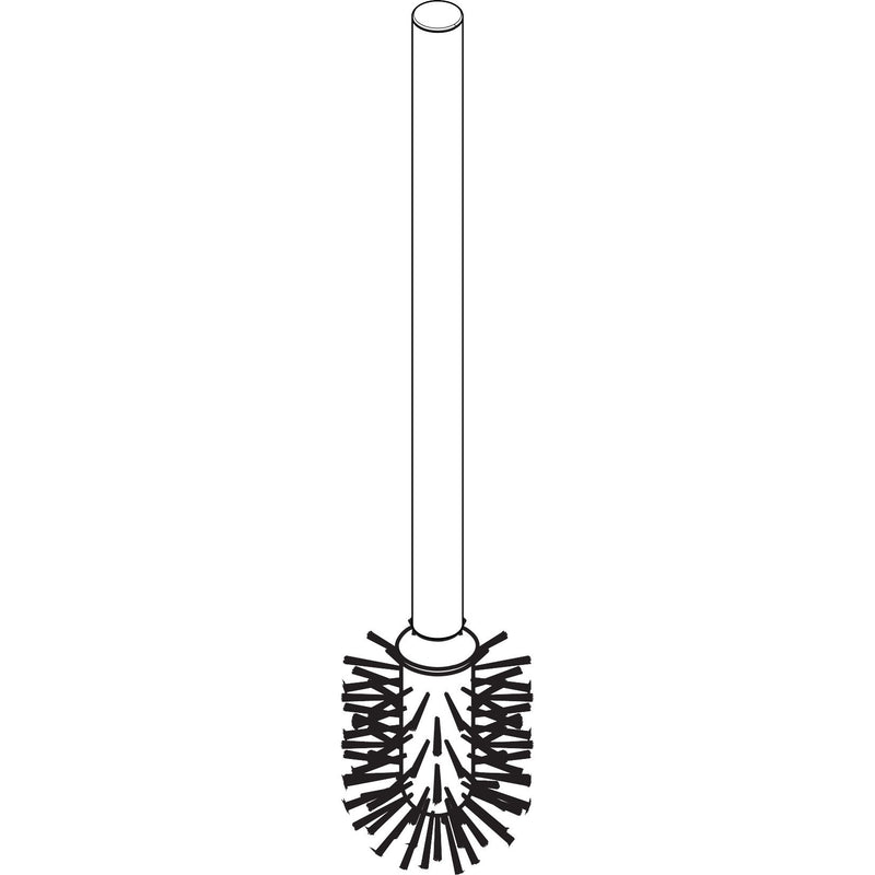 Hansgrohe - Stiel mit Bürste LOGIS/PuraVida brushed nickel