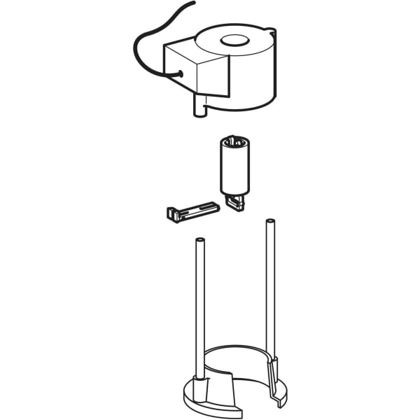 Geberit Vertriebs - Elektromagnetheber zu AP Mod.125.001