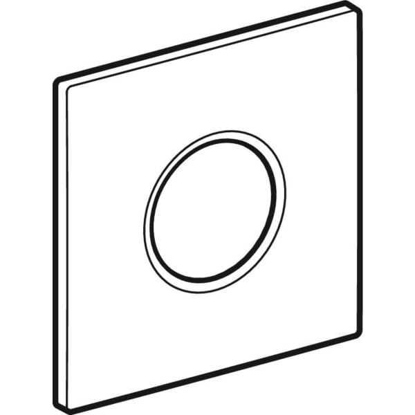 Geberit Vertriebs - Typ 01 Abdeckplatte zu UR-Strg. IR chrom matt, Etc