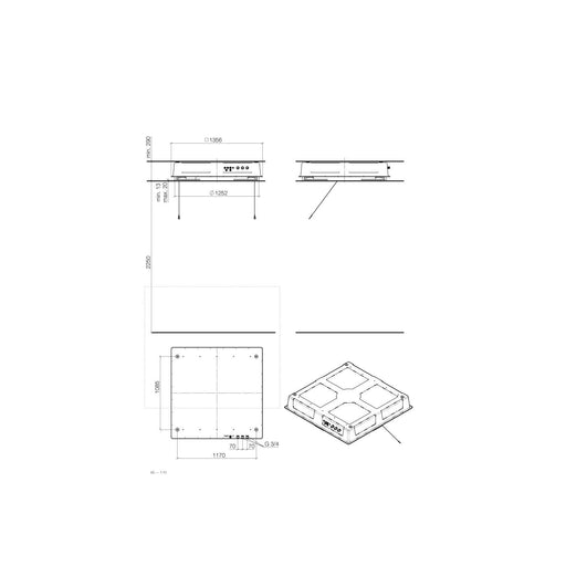 Dornbracht - AQUAMOON UP-Regenpaneel UP-Produkte 35620970
