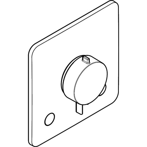 Hansgrohe - Thermostat UP Ecostat Comfort Q Fertigset 2 Verbraucher chrom