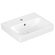 VILLEROY & BOCH - Handwaschbecken Architectura 450x365 mm Rechteck 1HL. mit Überlauf Weiß Alpin
