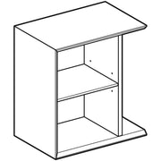 Geberit Vertriebs - iCon Seitenelement mit Staubox wandh. 37x40x24,5cm, Nussbaum hickory