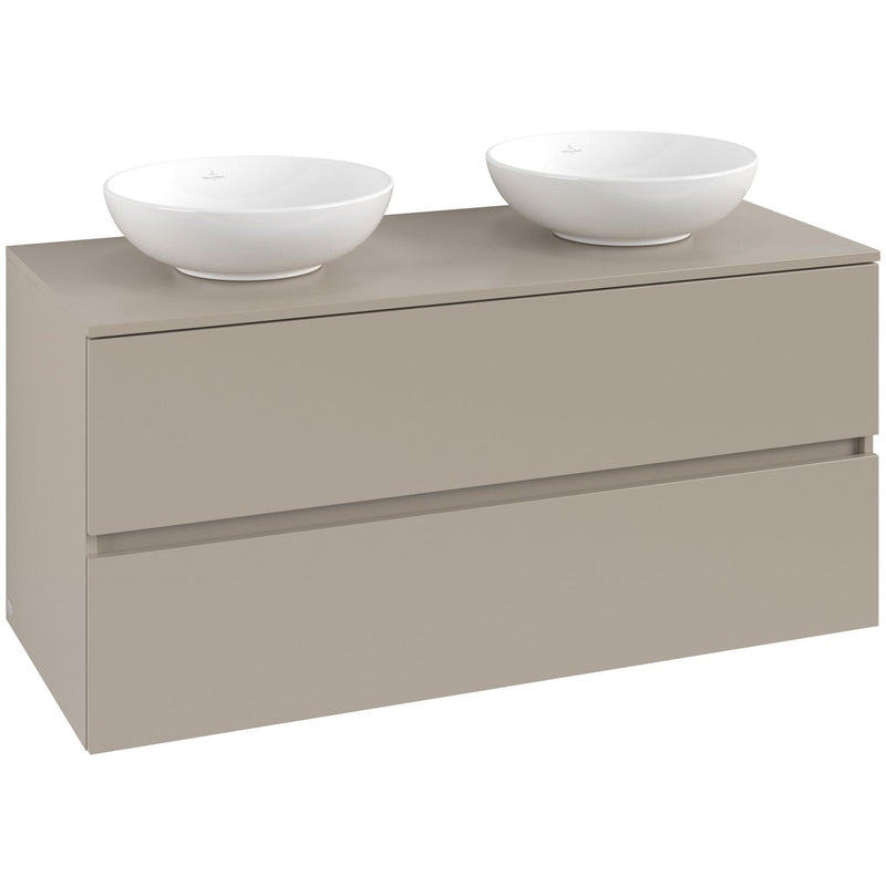 VILLEROY & BOCH - Konsolen-Unterschrank 1200mm f AWT 2 Ausz 2 Aussch oLB C519H0 VD Sand Grey