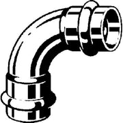 Viega - Bogen 90 Grad PROFIPRESS G 2616 für Gas 42mm, I/I Kupfer