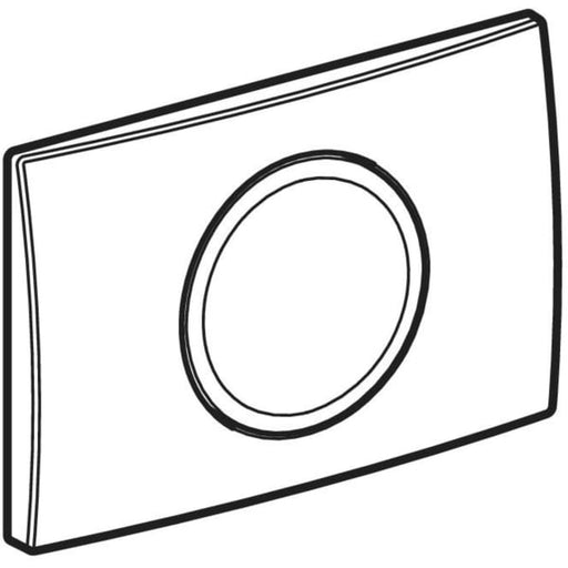 Geberit Vertriebs - Delta15 BetPl., f. Spül-Stopp-Spülung weiß alpin 115.120.11.5