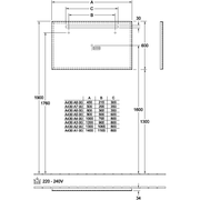 VILLEROY & BOCH - Spiegel More To See One 600x600x30mm mit Beleuchtung