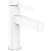 Hansgrohe - Waschtischmischer 100 FINORIS mit Push-Open Ablaufgarnitur mattweiß
