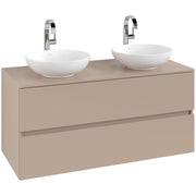 VILLEROY & BOCH - Konsolen-Unterschrank 1200mm f AWT 2 Ausz 2 Aussch mLB C519H2 RR Macciato
