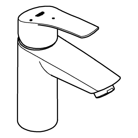 Grohe - EH-WT-Batterie Eurosmart 23974_3 S-Size MST kalt 3,5l/min gl.Körper chrom