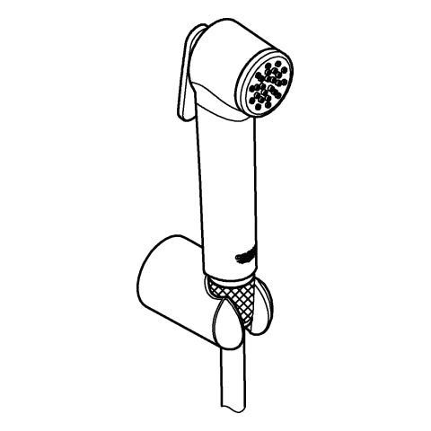 Grohe - Wandhalterset Tempesta-F Trigger Spray 30 27513_1 1 Strahlart 8l chrom
